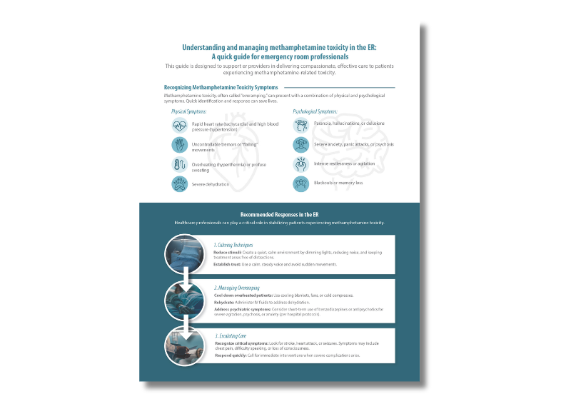Understanding and managing methamphetamine toxicity in the ER: A quick guide for emergency room professionals