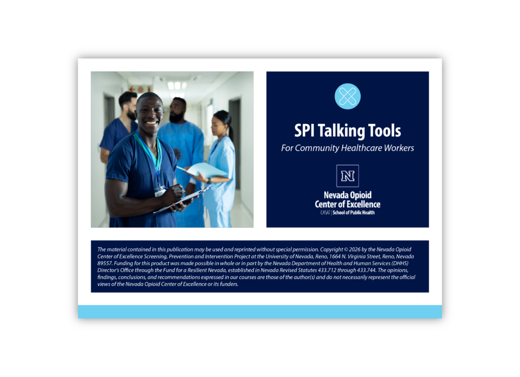 NOCE SPI Talking Tools for Community Health Workers cover image.